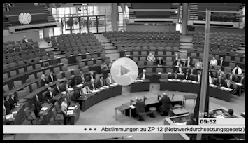 Bundestag Abstimmung NetzDG