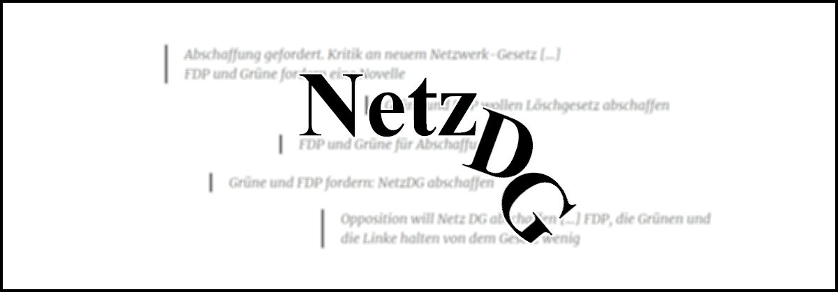 Opposition beanstandet NetzDG – Medien verkürzen