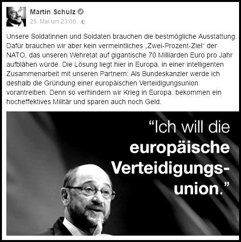 Ich will die europäische Verteidigungsunion